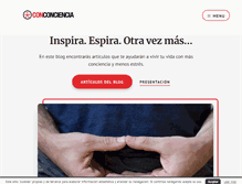 Tablet Screenshot of conconciencia.com